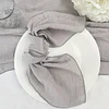 42x42cm Plain Colors Wedding Event Resturant Lockstitch Napkins
