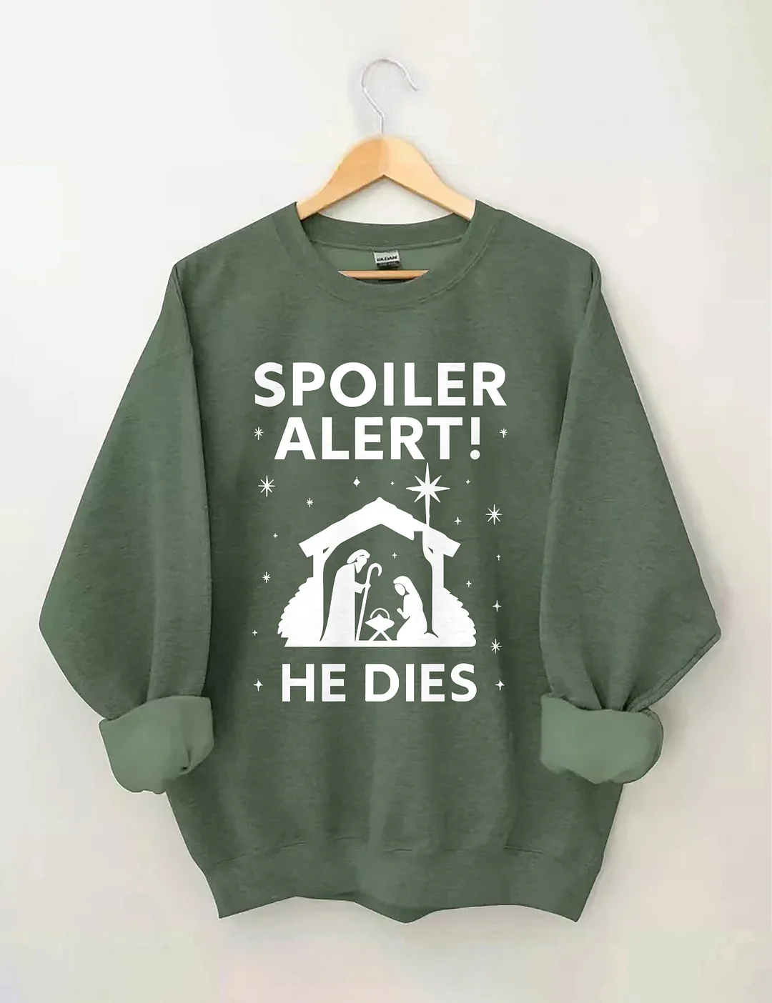 Spoiler Alert He Dies Christmas Sweatshirt