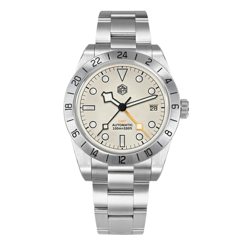 San Martin NH34 39mm BB GMT Watch SN0054GB San Martin Watch san martin watchSan Martin Watch