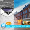100LED Solar Wall Lamp Outdoor Waterproof Wide Angle Motion Sensor Lights