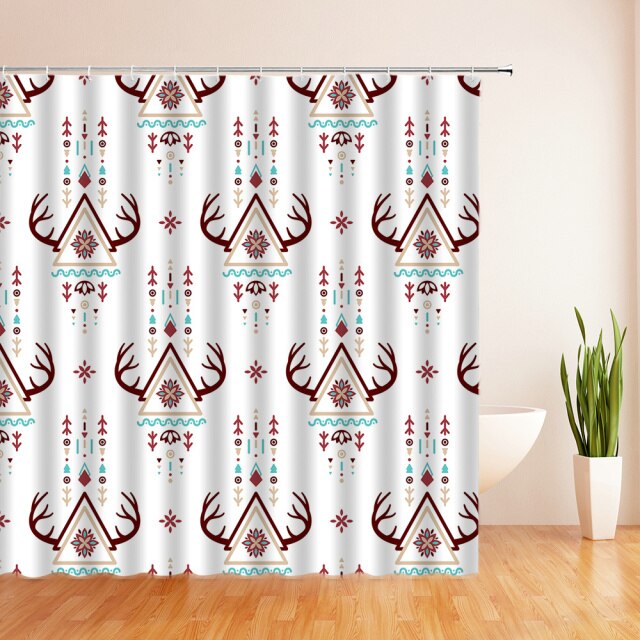 

Shower Curtain – Nordic style Geometric-180*180cm, 501 Original