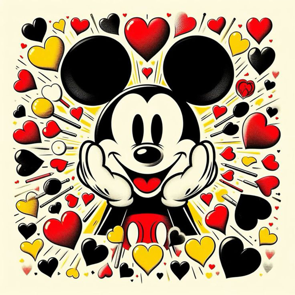 Mickey 20*20cm paint by numbers kit