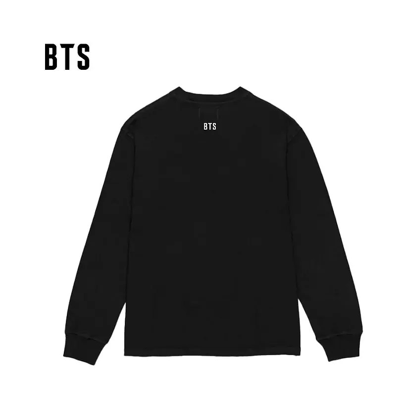 BTS Arirang Logo Long Sleeve | World Tour Black L/S Tee 💜