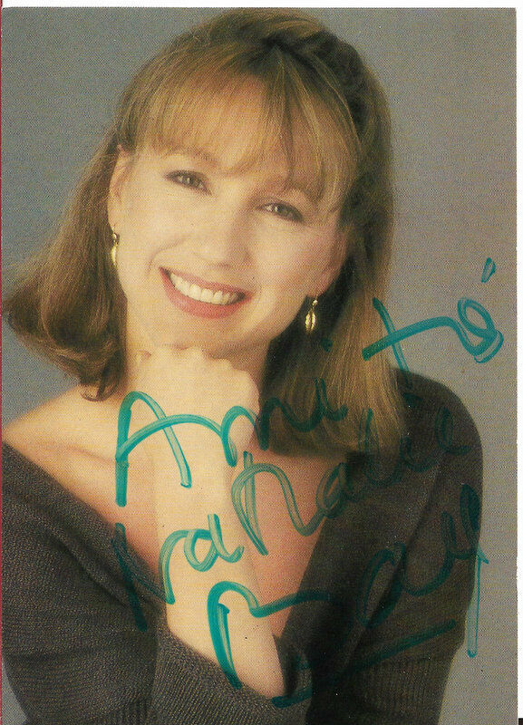 NATHALIE BAYE - French Actress - Catch Me If You Can, Tell No One etc Signed pic