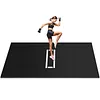 [US Local Warehouse] Wrestling Mat 10ft X 5ft Jiu Jitsu Mats Judo Mat with 3cm Thickness for PE Training Yoga BJJ MMA Grappling Boxing Martial Art (Black)