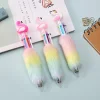 Multi Colors Fluffy Flamingo 0.5mm Gel Pen School Season Student Office Stationery