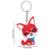 Bead Embroidery - Fox Beaded Counted Cross Stitch Keyring