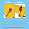 Inflatable Life Jacket Adult Round Buoys Rescue Waist Ring for Kayaking Swimming