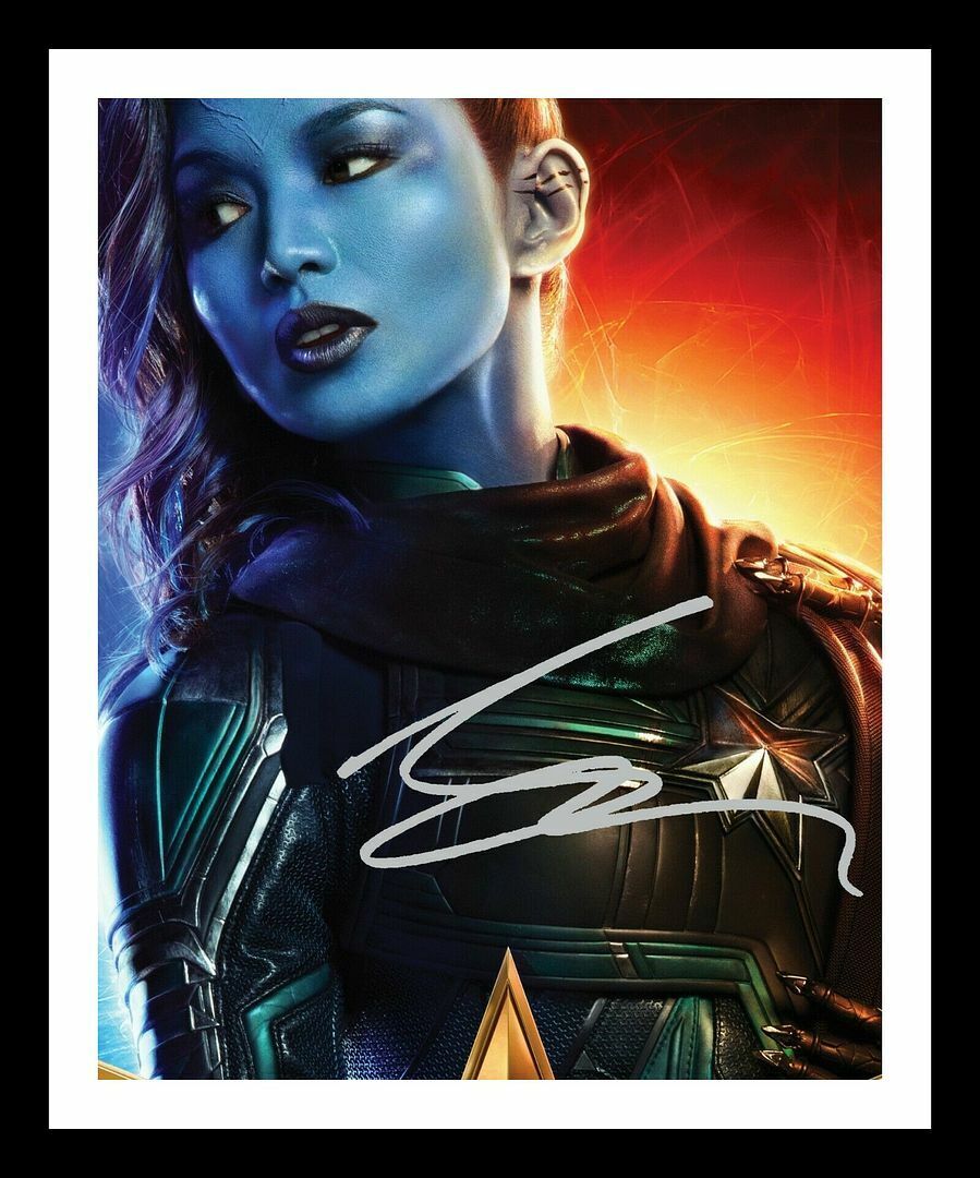 Gemma Chan - Captain Marvel Autograph Signed & Framed Photo Poster painting