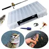 Double Sided 10/14/18 Compartment Fishing Hook Bait Case for Storage Big Baits