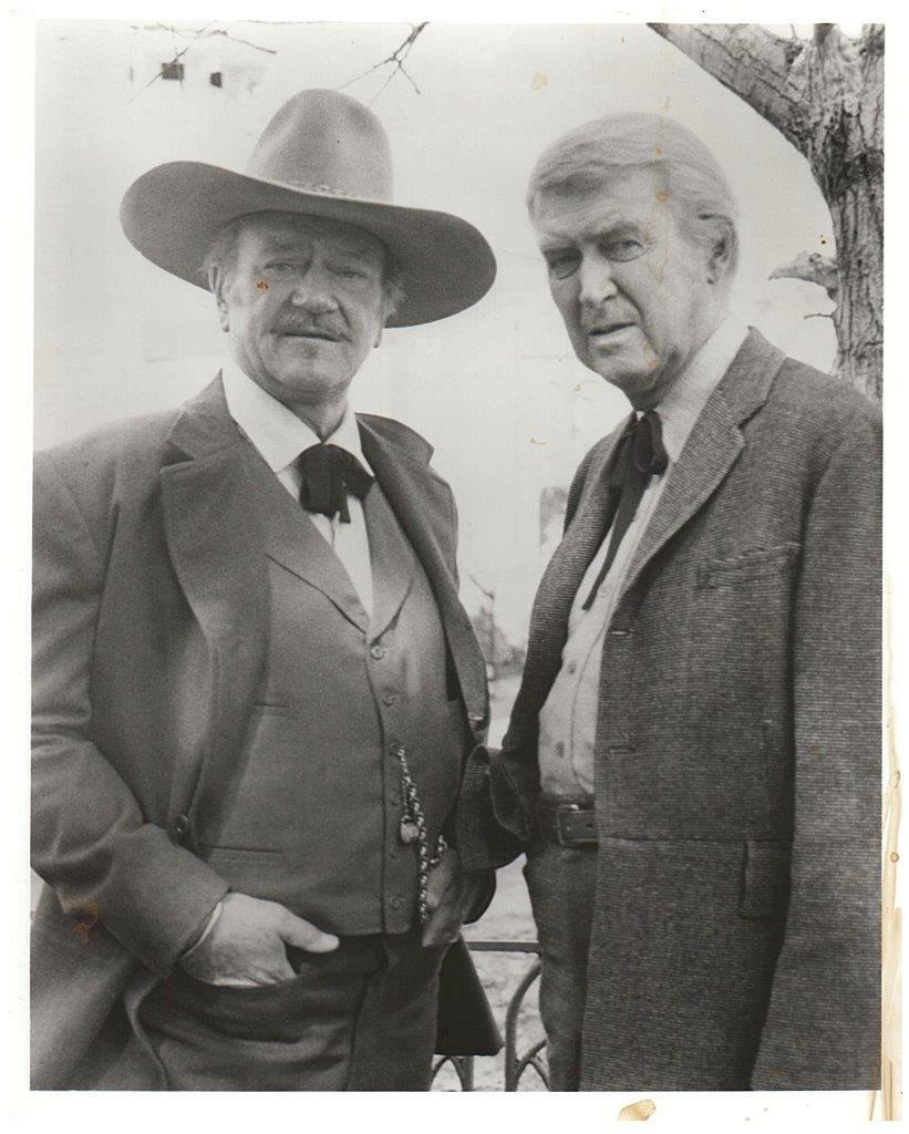 John Wayne and James Stewart 8x10 Picture Photo Poster painting Gorgeous Celebrity #1