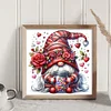 Rose Gnome-11CT Stamped Cross Stitch 45*45cm