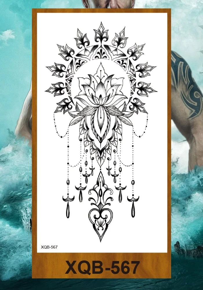 Temporary Tattoos Stickers Woman Arm Neck Chest Fake Tattos Girl Flower Cute Fox Mask Pussy Cat Body Makeup Waterproof Serpenti