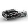 V12 Engine with Gearbox Mk2 Sci-fi Engine Model Building Blocks Toy Set MOC-43833