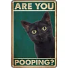 Are You Pooping Cat - Vintage Metal Signs(12*16Inch) - Cat