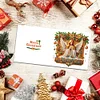 (US Only)6PCS DIY Merry Christmas Diamond Art Greeting Cards Congratulations Cards & Gift