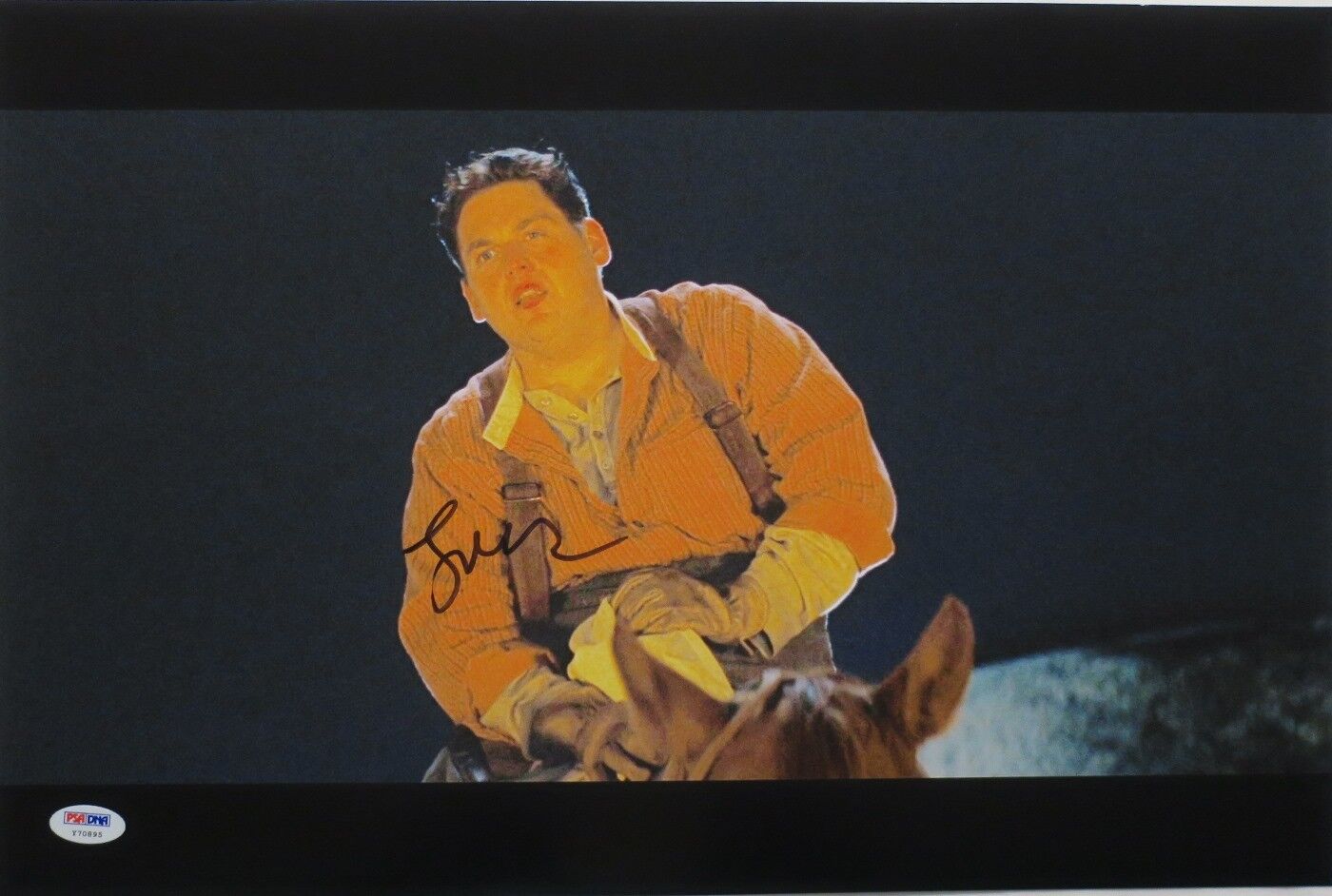 Jonah Hill Signed Django Unchained Autographed 12x18 Photo Poster painting PSA/DNA #Y70895