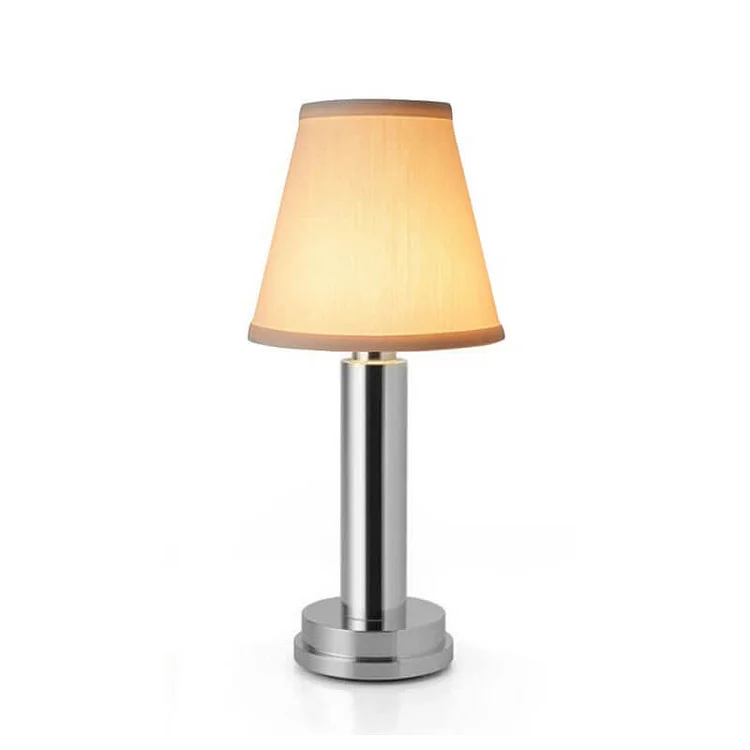 LED Cordless Silk Metal Table Lamp