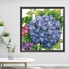 Hydrangea-14CT Stamped Cross Stitch-48*48cm(Brand)