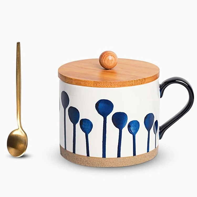 Stoneware Teacup Coffee Cup Set