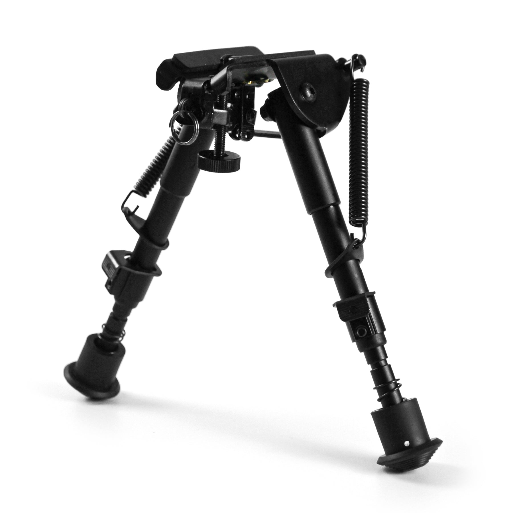 Tactical Rifle Bipod Spring Return with Adapter Adjustable for Hunting