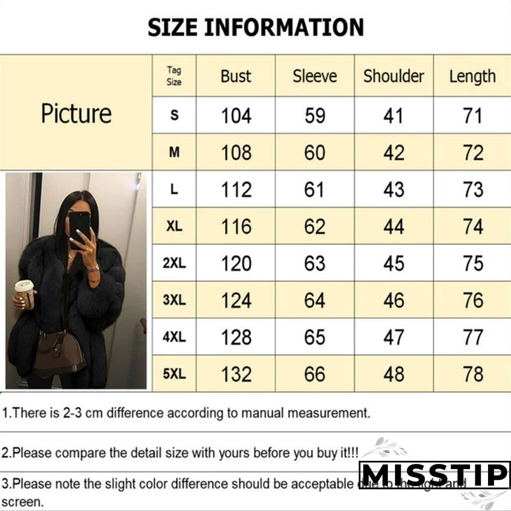 Women Winter Top Fashion Faux Fur Coat Elegant Thick Warm Outerwear Fake Fur Ladies Jacket Coat