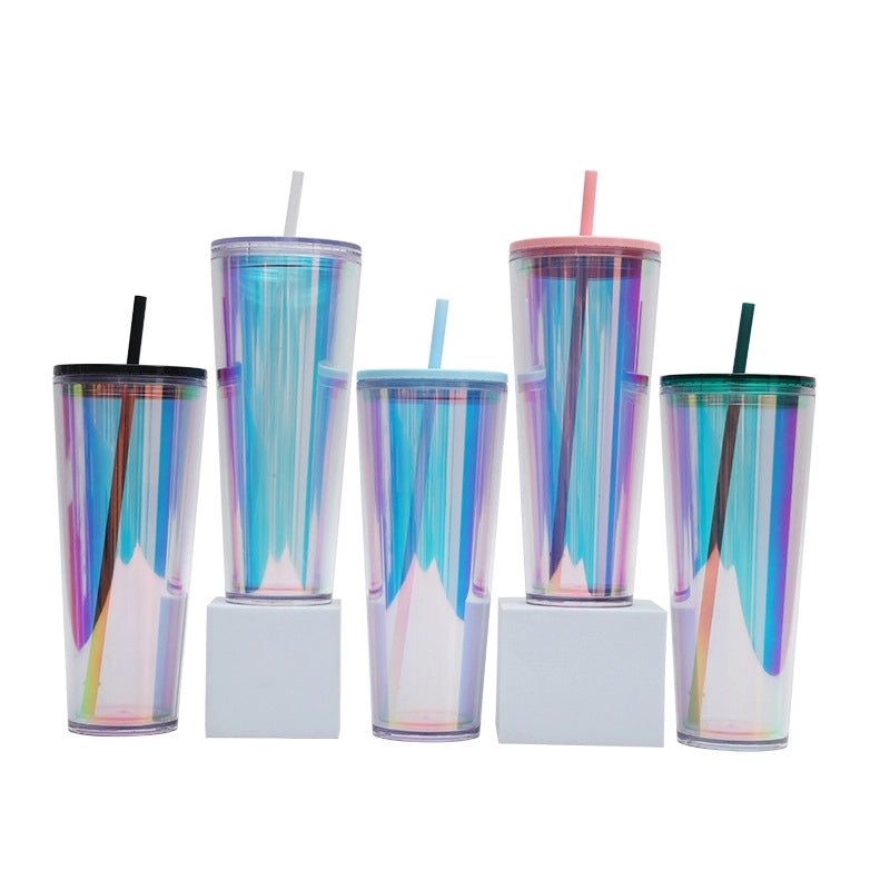 Vacation Solid Color Plastic Water Bottles 1 Piece