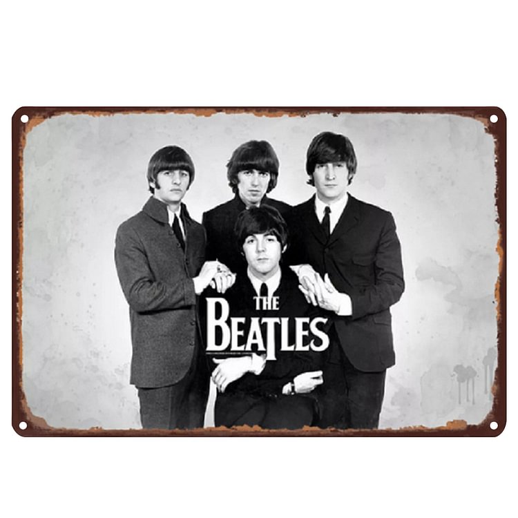 Beatles - Enseigne Vintage Métallique/enseignes en bois - 20*30cm/30*40cm