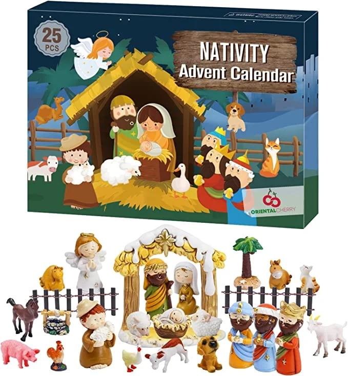 【Christmas Pre-Sale 80% OFF】Nativity Scene Advent Calendar Set