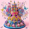 Cakes Desserts - Crystal Rhinestone Diamond Painting