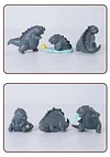 Q Version Of Godzilla Anime Figure King Of Monsters 12 Ghidorah Children's Toys Dinosaur Ornaments Model Dolls