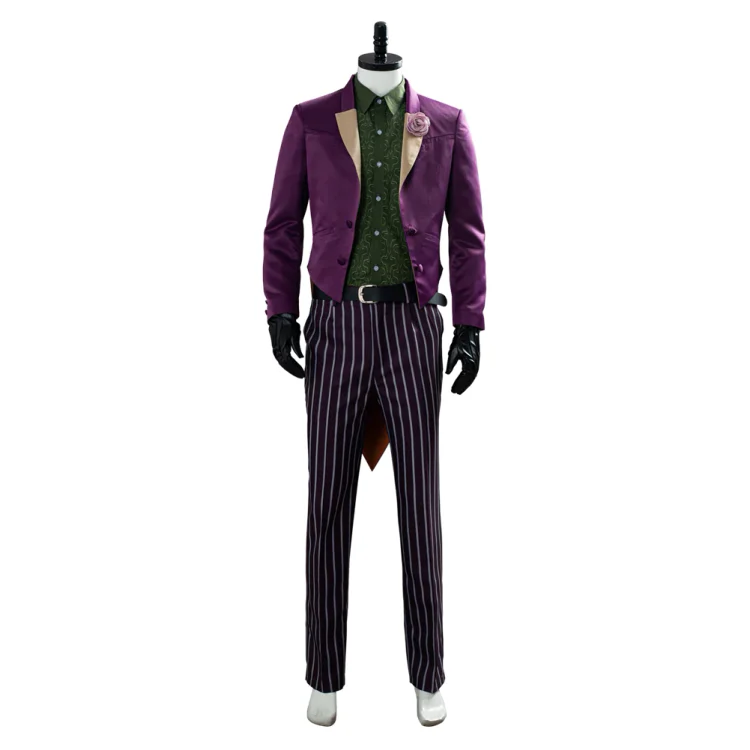 Mortal Kombat 11 The Joker Outfit Costume Cosplay Halloween Carnival