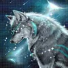 Wolf - 9CT Partial Beaded Cross Stitch Kit(39x39cm)