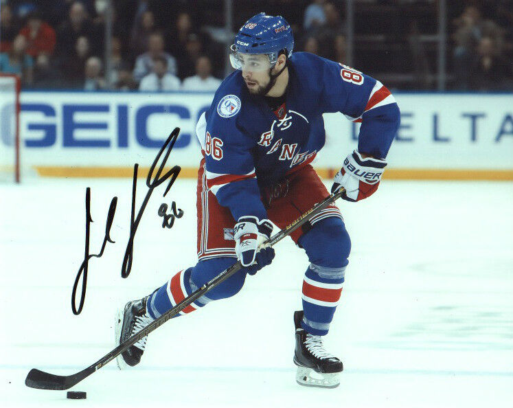 New York Rangers Josh Jooris Autographed Signed 8x10 Photo Poster painting COA B