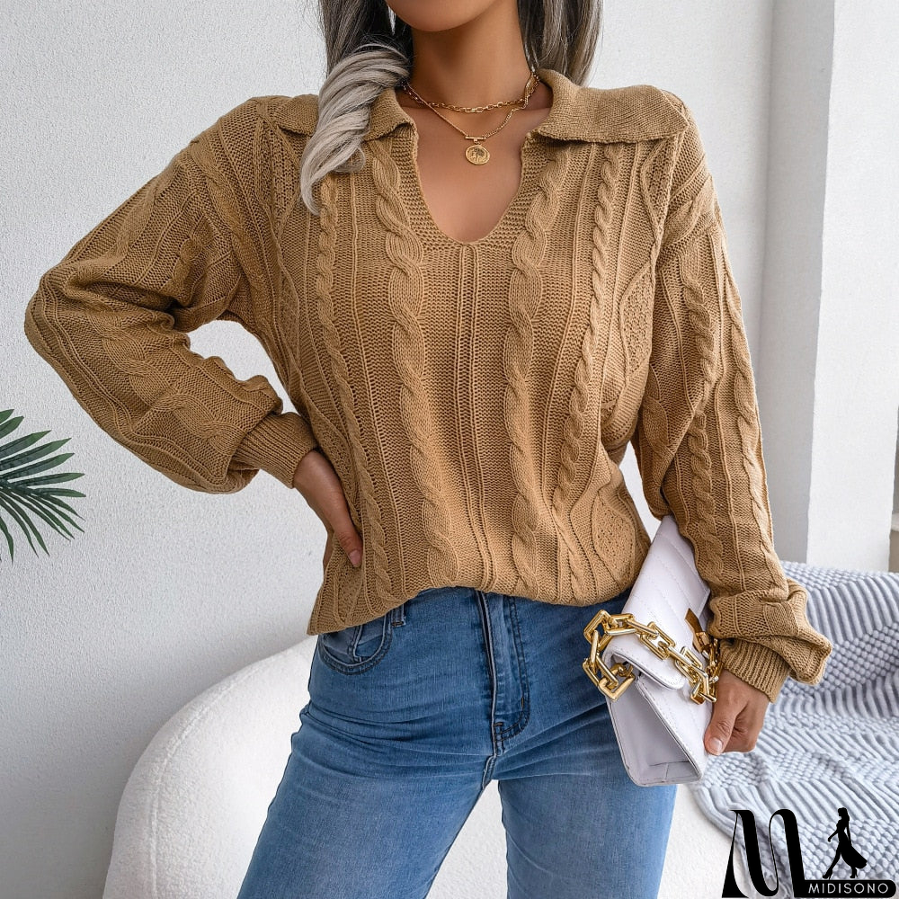 MidiSono - Fashionable and Effortless winter Pullover