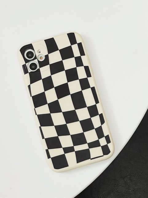 Y2K Checkerboard Lattice Iphone Cases-luchamp:luchamp