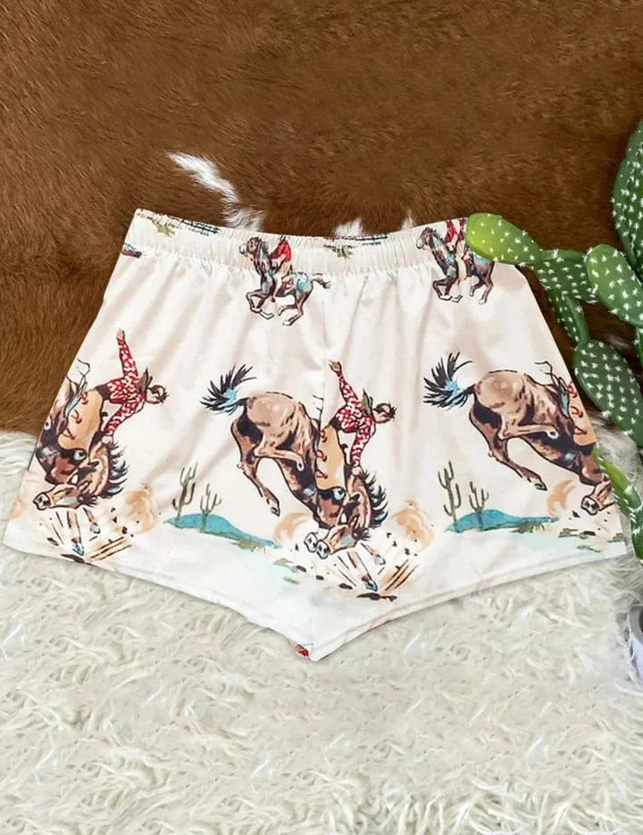 Retro Cowboy Shorts