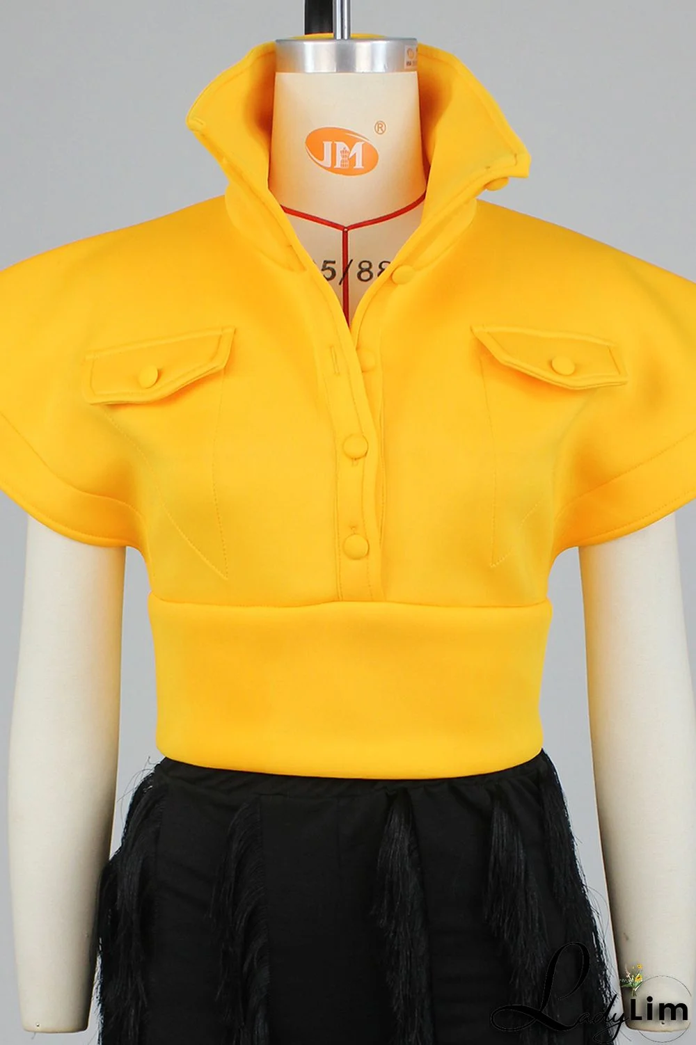 Black Fashion Casual Solid Split Joint Turndown Collar T-Shirts