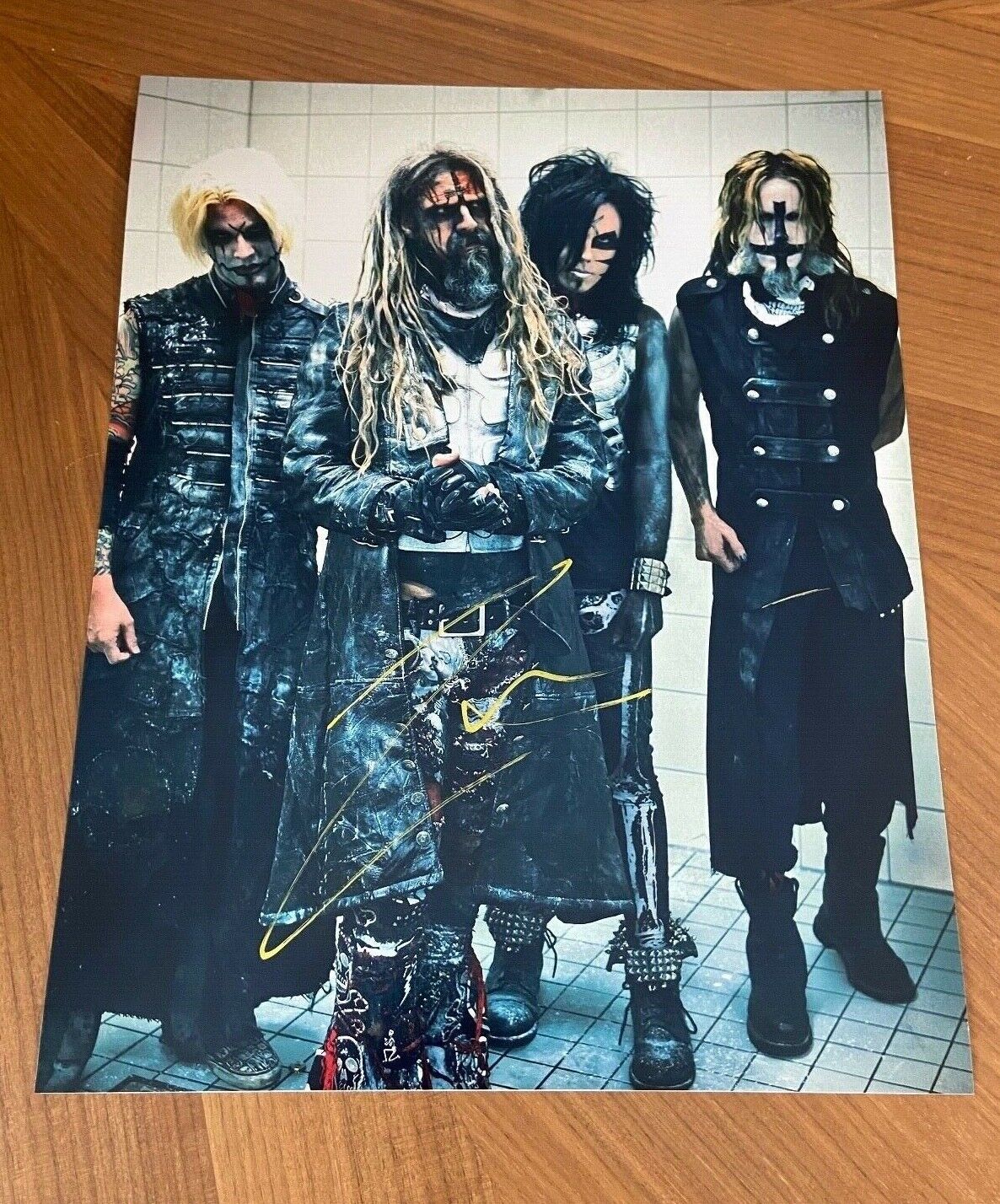 * ROB ZOMBIE * signed autographed 11x14 Photo Poster painting * ROB ZOMBIE BAND * COA * 2