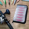 Portable Squid Jig Bag Fishing Lure Storage Case Wooden Shrimp Octopus Egi Case