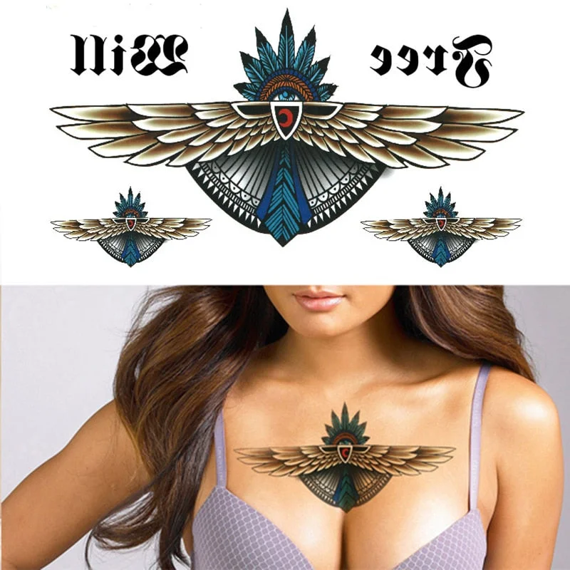Sexy Chest Lower Back Tattoos for Women,Flower Temporary Tattoos Paper,Waterproof Tattoo Stickers