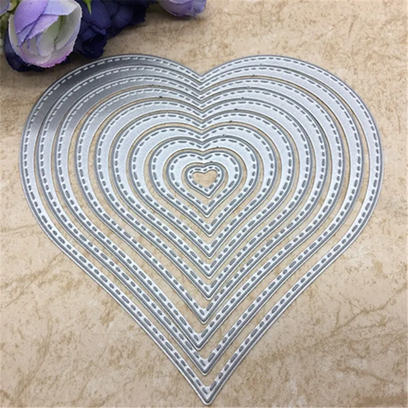 8pcs Basic Stars Cutting Dies Carbon steel Metal Cutting Dies Scrapbooking Decorative Paper Cards Template