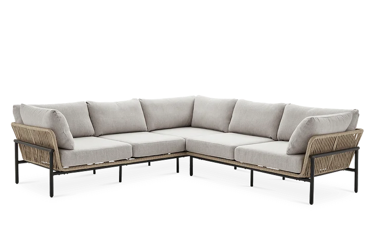 Sierra Outdoor L-Shape Sectional Sofa