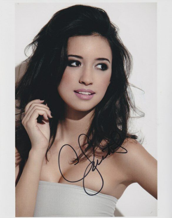 Christian Serratos signed 8x10 Photo Poster painting in-person