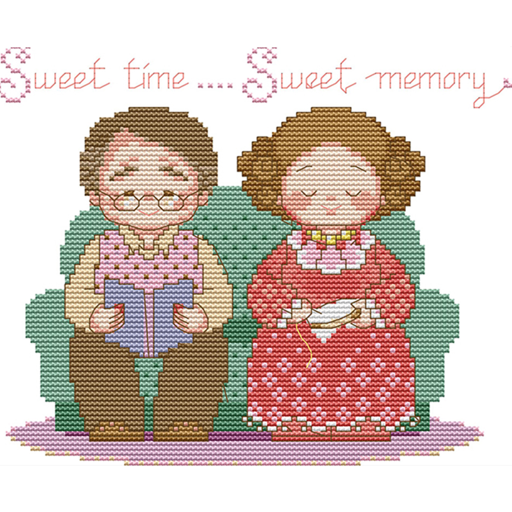 

Life Together - 14CT Stamped Cross Stitch - 27*21CM, 501 Original