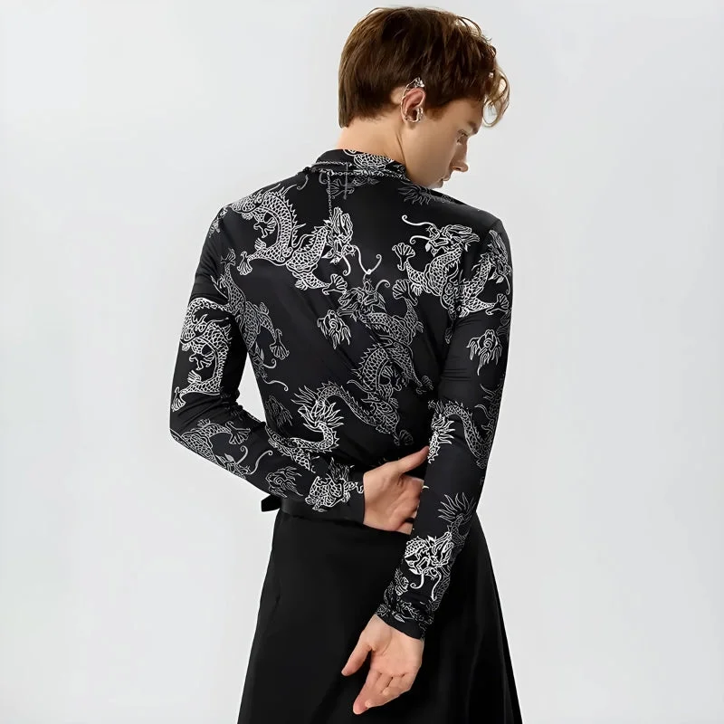 Brownm High Neck Top