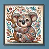 Koala-Peinture sp&eacute;ciale partielle au diamant-30*30cm