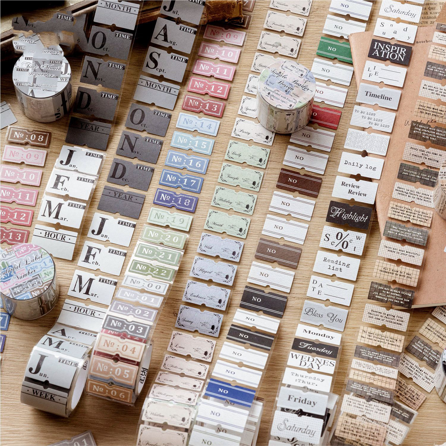 테이프 - 라벨 요소 시리즈 빈티지 영어 텍스트 태그