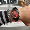 Special-shaped watch, vintage European and American style, high-end personality, creative niche design, carved trendy men's watch