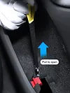 Rear Door Emergency Puller Extended Emergency Safety Pull Rope for Tesla Model Y